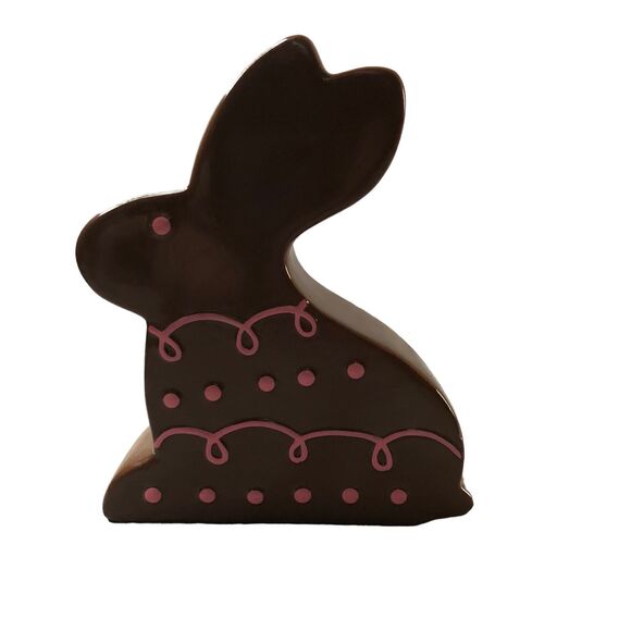 Brown Ceramic Bunny Rabbit Bank from Target 2010; Kids Room Decor; Storybook - Picture 2 of 7